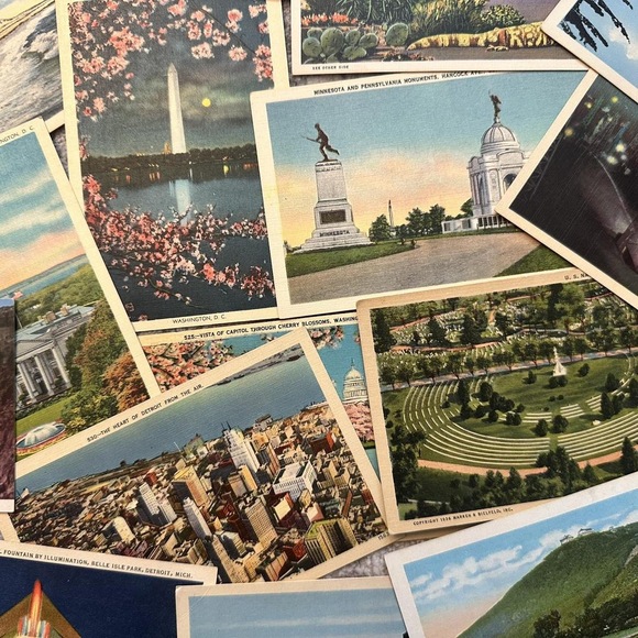 Vintage Ephemera postcards Vintage Stationary Vintage landscape postcards - Picture 2 of 3